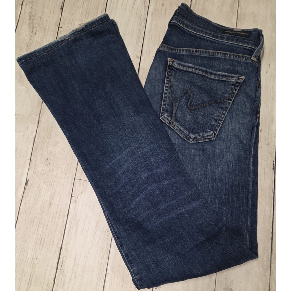 Citizens Of Humanity Womens 27 Emannuelle Slim Bootcut Jeans Dark Wash